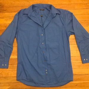 Blue George button down dress shirt